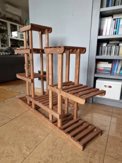 Online Blomsterlåda i trä för hemmet RKB /95x116x25/ Brun Växtställ