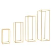 Discount Blomsterställ/Växtställ - Bord/fristående displayställ - 4-pack - 10 kg per ställ - Stål & plast - DIY placering för bröllop/dekor Trädgårdsprydnader