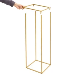 Discount Blomsterställ/Växtställ - Bord/fristående displayställ - 4-pack - 10 kg per ställ - Stål & plast - DIY placering för bröllop/dekor Trädgårdsprydnader