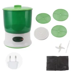 Böngroddar maskin 3 lager autokontroll böngroddar odlingsgroningssats för hemkök EU-kontakt 220V Kit För Växt- & Örtplantering