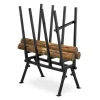 Online Bock, 112x77.5x50 cm, Svart Tillbehör Till Vedeldade Kaminer & Öppna Spisar