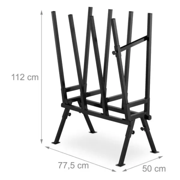 Online Bock, 112x77.5x50 cm, Svart Tillbehör Till Vedeldade Kaminer & Öppna Spisar