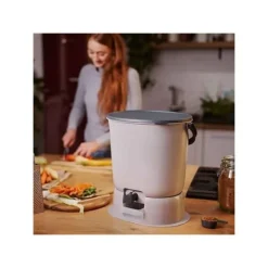 Clearance Bokashi Essential 15,3L kompostbehållare - Skaza - Inkluderar 1 kg aktivator - Grå Kompostering