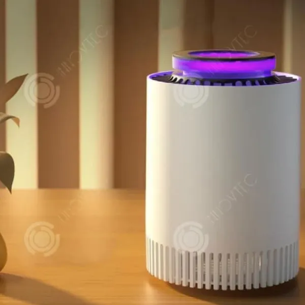 Online Bordslampa LUNAVO Uppladdningsbar USB Myggfälla 5W myggavvisande Vit Lämplig för inomhusbruk Insektsmedel & Djuravvisande Medel