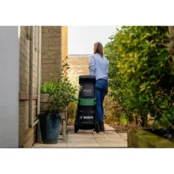 Clearance Bosch Home and Garden UniversalShredder solo Sladdlös dokumentförstörare Batteri Kompostering