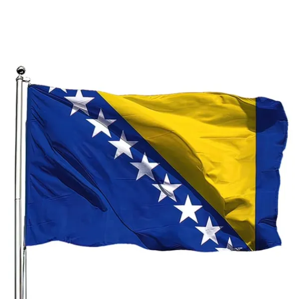 New Bosnien Flagga - 150 x 90 cm Flaggor & Vindstrutar