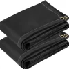 Online Brandfilt, 2-pack 2,4x3 m svart, glasfiber flamskyddad Brandfilt