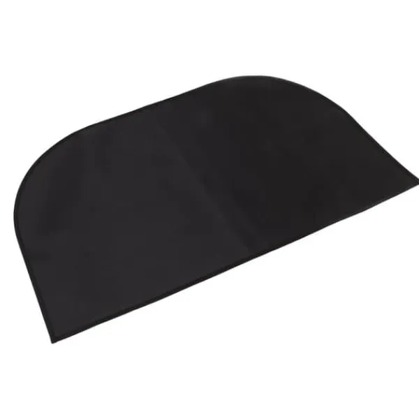 Brandsäker halvrund glasfibermatta - Dubbellager - Halksäker - Golvskydd - 19,7" x 39,4"