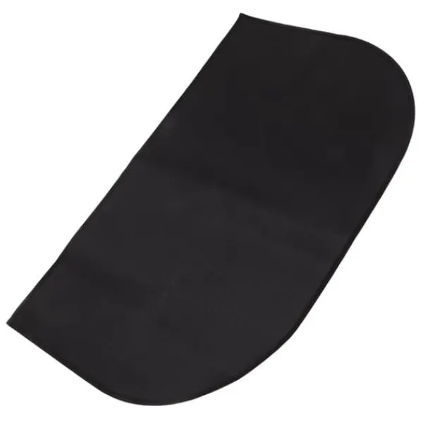 Brandsäker halvrund glasfibermatta - Dubbellager - Halksäker - Golvskydd - 19,7" x 39,4"