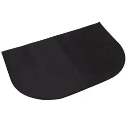 Best Brandsäker halvrund matta i glasfiber - dubbellager, halkskydd, golvskydd - 9,4 X 59,1 tum Brandfilt