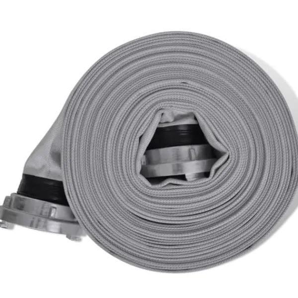 Clearance Brandslang 20 m 3" med B-storz-kopplingar | Färg: Röd | Storlek: 20 m Brandsläckare