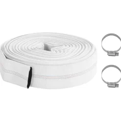 Brandslang 20 m 2" PVC - Flexibel vattenslang för högtryck | Färg: Blå | Storlek: 20 m