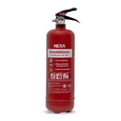 Brandsläckare NEXA 1kg pulver röd 8A
