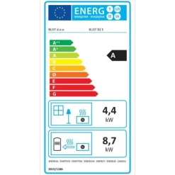 Online Braskamin med vattenmantel - 15 kW - antracit Vedeldade Kaminer