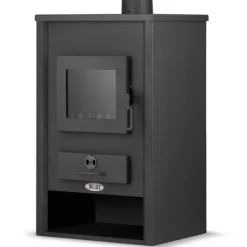 Online Braskamin med vattenmantel - 15 kW - antracit Vedeldade Kaminer