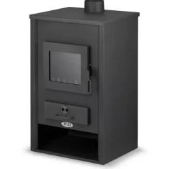 Online Braskamin med vattenmantel - 15 kW - antracit Vedeldade Kaminer