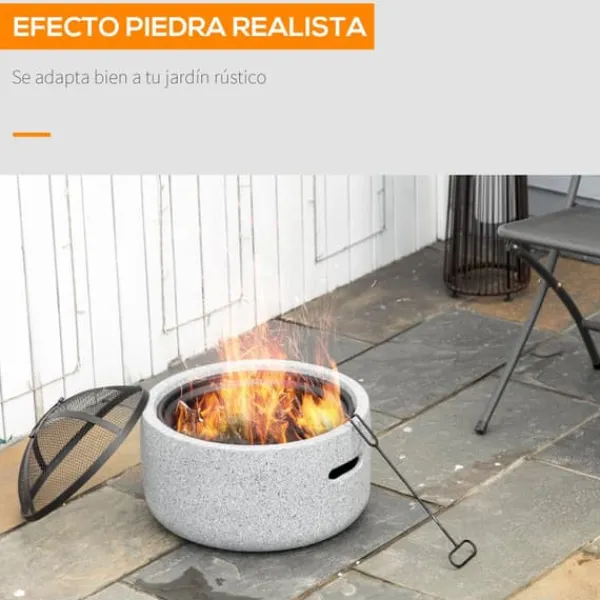 Online Brazier, Ø 45 cm, Antisprutskärm Öppna Spisar