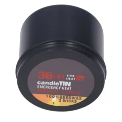 Bärbart 3-Wick Survival Candle: 36 timmars brinntid, naturlig söt arom, perfekt för nödsituationer hemma och utomhus Beredskapsplaner