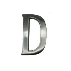 Brev D Nickel Matt 10 Cm Osynlig Fästning Edm