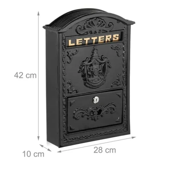 Brevinkast, Vintage-stil, 42x28x10 cm