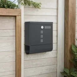 Clearance Brevinkast, 10x30,8x33,8 cm, Svart Postlådor & Brevlådor