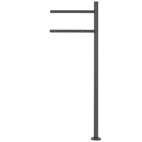 Clearance Brevlåda 37x36,5x11 cm antracit/svart marmorlook stål ML design Postlådor & Brevlådor