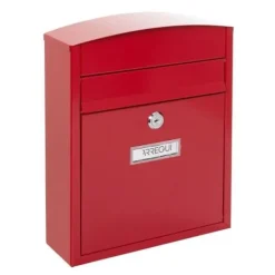 Brevskrivare - ARREGUI - E5736 - Stål - Väggmonterad - Regnbeständig - Röd