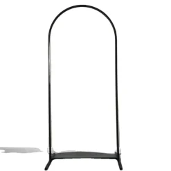Clearance Bröllopsbåge, Anpassningsbara Mått, Flera Färgval,W0.8m H1.8m(70.8in), svart Valvbågar, Spaljéer, Bersåer & Pergolor