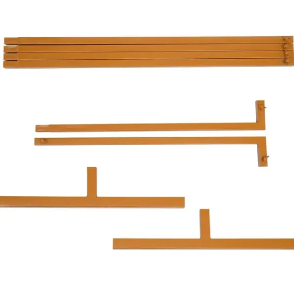 Sale Bröllopsbåge för trädgård, fyrkantig metallbåge med baser, 6,6 × 4,9 ft, gul, storlek M Valvbågar, Spaljéer, Bersåer & Pergolor