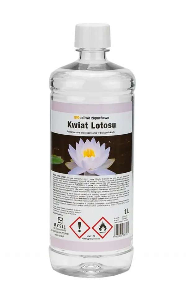 Bränsle för biokaminer BIOfuel GMT Bioetanol Lotusblomma 1L