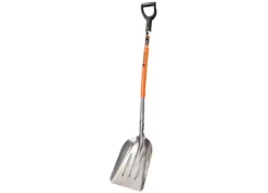 New Bruksskyffel i aluminium - universal - smal, (290/380/1380 mm), Teger Snöborttagning