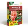 Best BSI - Organiskt gödselmedel - För alla typer av rosor - Strålande blomning - Långvarig - 1 kg - Plus 250 g gratis - 12,5 m² Gödningsmedel
