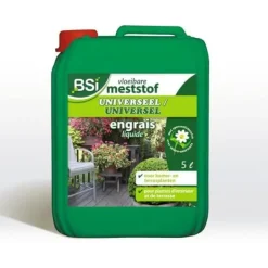 New BSI - Universalgödsel - För inomhus- och utomhusväxter - Med spårelement - Hälsa och blomning - 5L - UAB Gödningsmedel