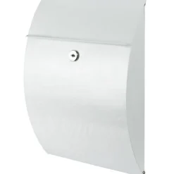 Clearance Burg Wächter 38700 CAPRI 813 W Brevlåda Stålbleck Vit Nyckel Postlådor & Brevlådor