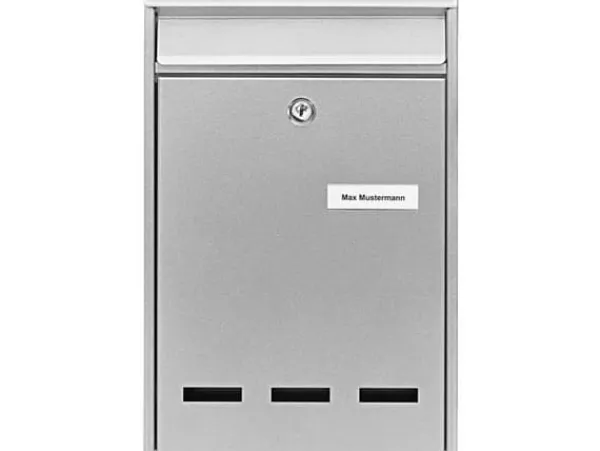 Sale Burg Wächter 61020 POCKET 5871 SI brevlåda stål Silver Silver Silver Key Lock Postlådor & Brevlådor