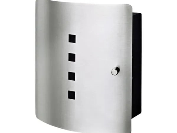 Sale Burg Wächter Nyckelskåp Quad 6204/10 Ni 33520 Antal krokar 10 Rostfritt stål, svart Postlådor & Brevlådor