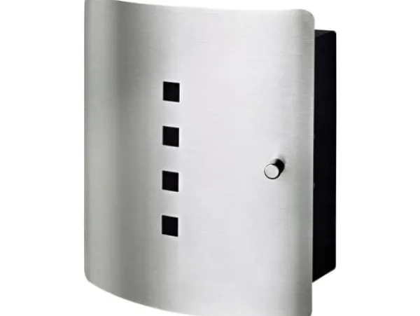Sale Burg Wächter Nyckelskåp Quad 6204/10 Ni 33520 Antal krokar 10 Rostfritt stål, svart Postlådor & Brevlådor