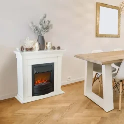 Hot Calgary elektrisk öppen spis - 1800 watt uppvärmning Öppna Spisar