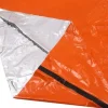 Cao - 8013 - Återanvändbar Nödfilt Vuxen Unisex, Orange ELLER Kaki, 2,00 x 0,90 m