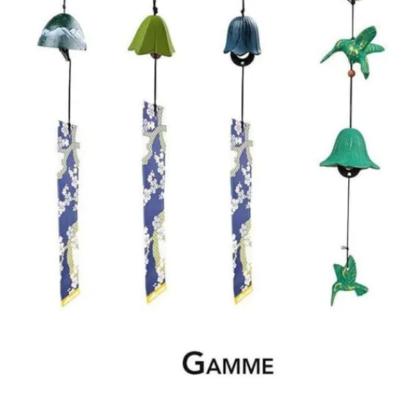 Cast Iron Wind Toy - Grön Campanula