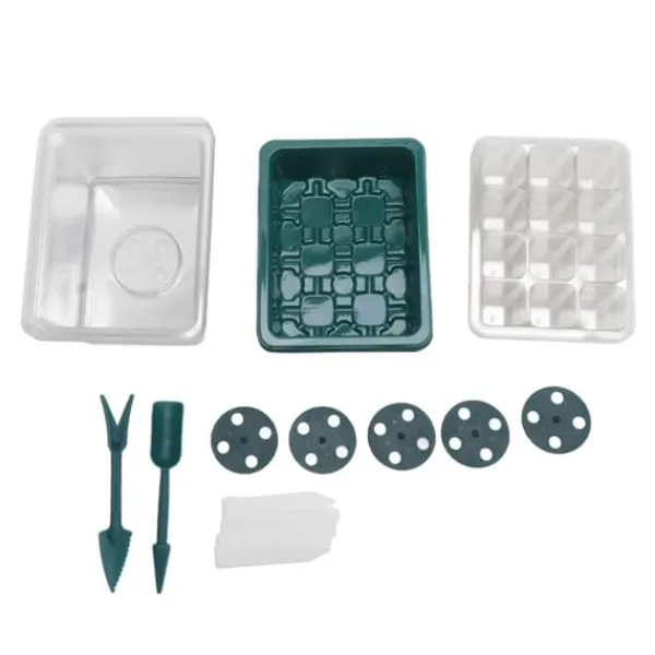 Best 12-cells fröstartbricka med justerbar fuktighetskupolbas för fröodling Kit För Växt- & Örtplantering