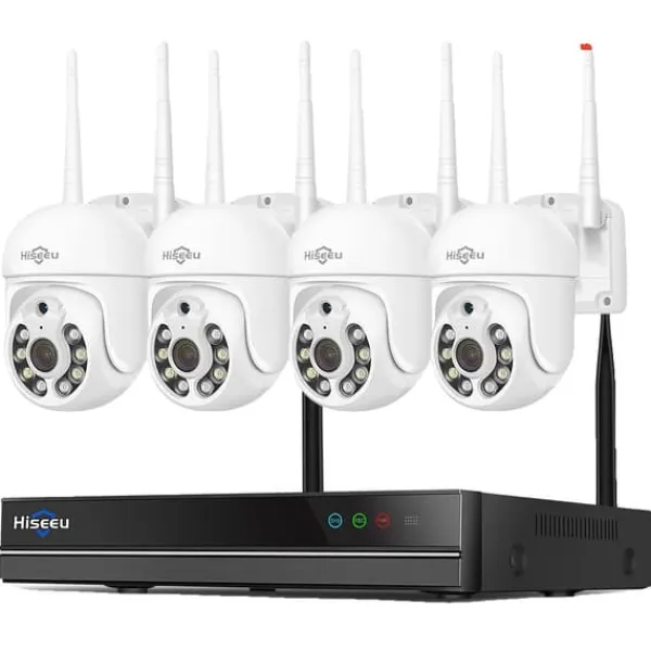 Outlet 16CH NVR säkerhetssystem, 5MP hög upplösning, IP66 vattentålig,EU-plugg, 16CH NVR 5MP 4 Cas, Ingen Säkerhetsmonitorer & Videokameror