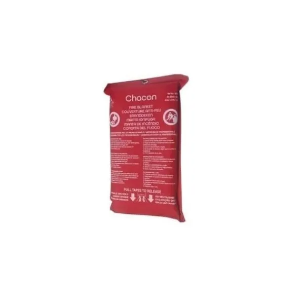 Sale CHACON Brandfilt - Glasfiber - 120 cm - Röd Brandfilt
