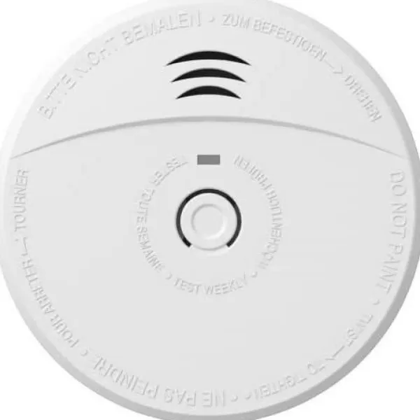 Sale CHACON optisk rökdetektor med alkaliskt batteri - 5 år (NF) Rök- & Koloxiddetektorer