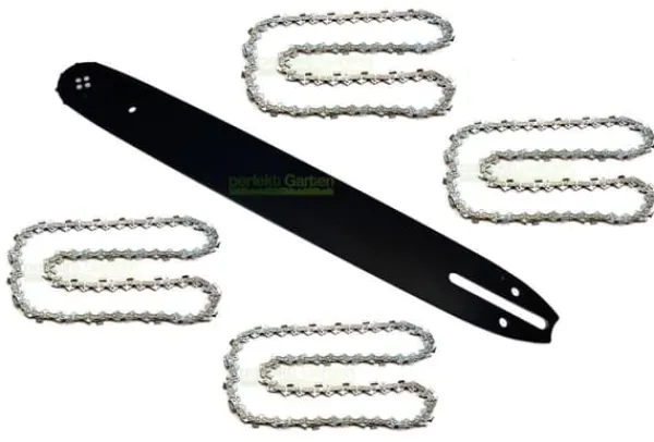 40cm 1,3mm 3/8" 57 TG svärd + 4 kedja för Makita DUC 353 DUC353 Z motorsåg