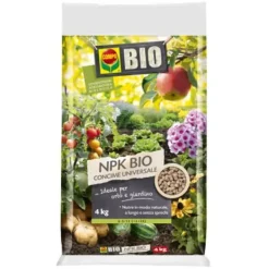 Best COMPO, UNIVERSALGÖDNING COMPO NPK BIO 4KG, ORGANMINERAL Gödningsmedel