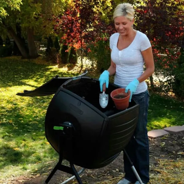 New Compost bin Lifetime 60076 Rotation 189 L 75 x 113 x 81 cm Kompostering