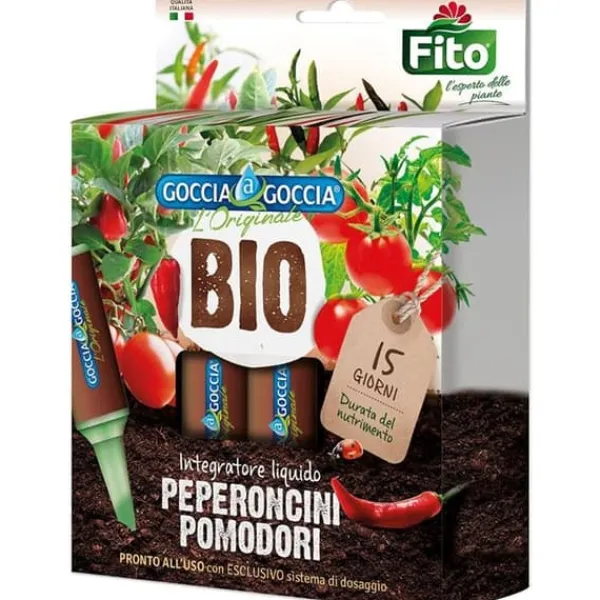 Hot CONCIME INTEGRATOR PER PEPERONCINI E POMODORI 5X32ML FITO ORGANIC Gödningsmedel