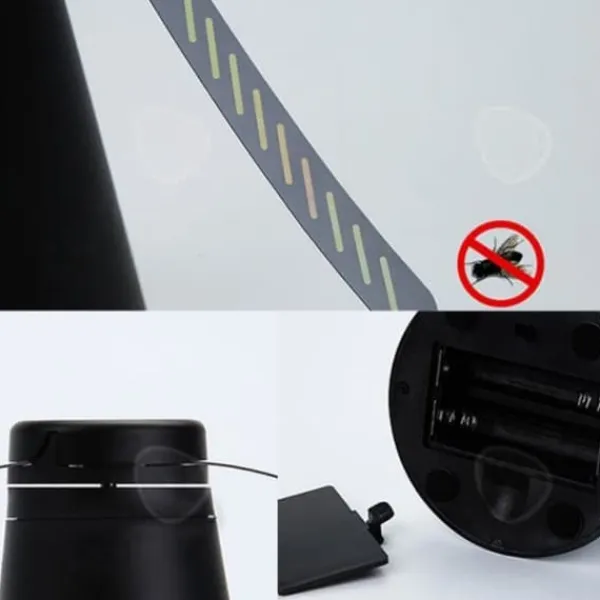 CONFO® Multifunktionell fläktblad för hushållsflugfälla ultratyst automatisk flugfälla in