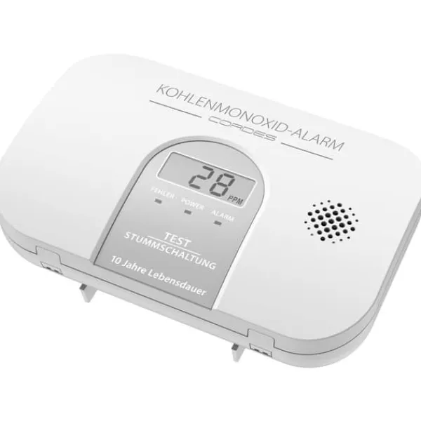 Hot Cordes Haussicherheit CC-4100 Kolmonoxid-detektor batteri Detektering Kolmonoxid Rök- & Koloxiddetektorer